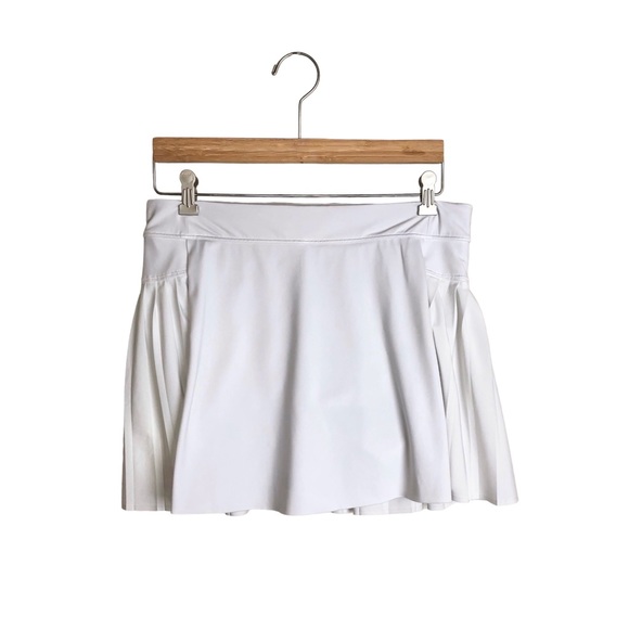 Athleta White Advantage Pleated Tennis Skort - Picture 5 of 8